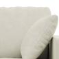 Preview: Sofa Set 2 Stk. Creme Samt