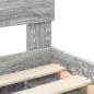 Preview: Bettrahmen Graues Sonoma 140 x 200 cm Holzwerkstoff