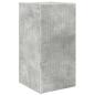 Preview: TV-Wandregal-Set 4 Stk. Beton Grau Holzwerkstoff