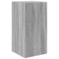 Preview: TV-Wandregal-Set 4 Stk. Graues Sonoma Holzwerkstoff