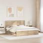 Preview: Bettrahmen Sonoma 200 x 200 cm Massives Kiefernholz