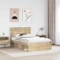Preview: Bettrahmen Sonoma 120 x 190 cm Massives Kiefernholz