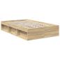 Preview: Bettrahmen Sonoma 120 x 200 cm Massives Kiefernholz