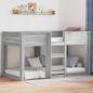 Preview: ARDEBO.de - Etagenbett für Kinder Graues Sonoma 75 x 190 cm Holzwerkstoff