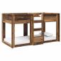 Preview: Etagenbett für Kinder Altholz 75 x 190 cm Holzwerkstoff