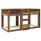 Preview: Etagenbett für Kinder Altholz 75 x 190 cm Holzwerkstoff