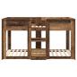 Preview: Etagenbett für Kinder Altholz 75 x 190 cm Holzwerkstoff