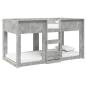 Preview: Etagenbett für Kinder Beton Grau 80 x 200 cm Holzwerkstoff