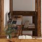Preview: Etagenbettgestell mit Schreibtisch Altholz 75 x 190 cm