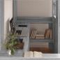 Preview: Etagenbettgestell mit Schreibtisch Graues Sonoma 80 x 200 cm