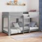 Preview: ARDEBO.de - Etagenbett für Kinder Sonoma-Grau 100 x 200 cm Holzwerkstoff