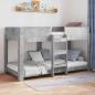 Preview: ARDEBO.de - Etagenbett für Kinder Betongrau 90 x 200 cm Holzwerkstoff