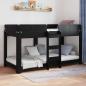 Preview: ARDEBO.de - Etagenbett für Kinder Schwarz Eichen-Optik 80 x 200 cm