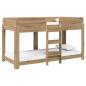 Preview: Etagenbett für Kinder Artisan-Eiche 80 x 200 cm Holzwerkstoff