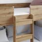 Preview: Etagenbett für Kinder Artisan-Eiche 80 x 200 cm Holzwerkstoff