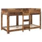 Preview: Etagenbett für Kinder Altholz 90 x 190 cm Holzwerkstoff