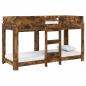 Preview: Etagenbett für Kinder Räuchereiche 75 x 190 cm Holzwerkstoff