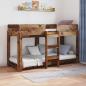 Preview: ARDEBO.de - Etagenbett für Kinder Altholz 75 x 190 cm Holzwerkstoff