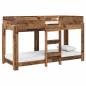 Preview: Etagenbett für Kinder Altholz 75 x 190 cm Holzwerkstoff