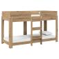 Preview: Etagenbett für Kinder Artisan-Eiche 75 x 190 cm Holzwerkstoff