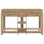 Preview: Etagenbett für Kinder Artisan-Eiche 75 x 190 cm Holzwerkstoff
