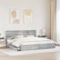 Preview: Aufbewahrungsbett Graues Sonoma 200 x 200 cm Holzwerkstoff