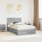 Preview: ARDEBO.de - Bettrahmen Graues Sonoma 120 x 190 cm Ingenieurs Holz