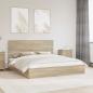 Preview: ARDEBO.de - Aufbewahrungsbett Sonoma-Eiche 180 x 200 cm Holzwerkstoff