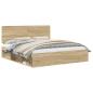 Preview: Bettrahmen Sonoma 200 x 200 cm Massives Kiefernholz