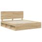 Preview: Bettrahmen Sonoma 200 x 200 cm Massives Kiefernholz