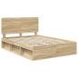 Preview: Bettrahmen Sonoma 140 x 200 cm Massives Kiefernholz