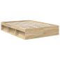 Preview: Bettrahmen Sonoma 140 x 190 cm Massives Kiefernholz