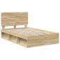 Preview: Bettrahmen Sonoma 120 x 200 cm Massives Kiefernholz