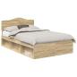 Preview: Bettrahmen Sonoma 120 x 190 cm Massives Kiefernholz