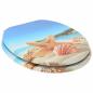 Preview: Soft-Close Toilettensitz 2 Stk. Meeres Muschel 44 x 38 cm