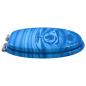 Preview: Soft-Close Toilettensitz 2 Stk. Blauer Tropfen 44 x 38 cm