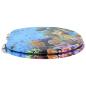 Preview: Soft-Close Toilettensitz 2 Stk. Tiefes Meeresblau 44 x 38 cm