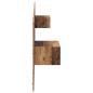 Preview: Kopfteil mit Schrank 3 Stk. Altholz Holzwerkstoff
