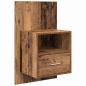 Preview: Kopfteil mit Schrank 3 Stk. Altholz Holzwerkstoff