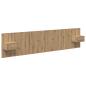 Preview: Kopfteil mit Schrank 3 Stk. Artisan-Eiche Holzwerkstoff