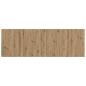 Preview: Kopfteil mit Schrank 3 Stk. Artisan-Eiche Holzwerkstoff