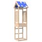 Preview: ARDEBO.de - Spielturm Braun 52,5 x 46,5 x 208 cm Massives Kiefernholz
