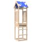 Preview: Spielturm Braun 52,5 x 46,5 x 208 cm Massives Kiefernholz