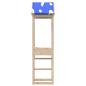 Preview: Spielturm Braun 52,5 x 46,5 x 208 cm Massives Kiefernholz