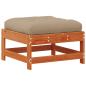 Preview: Garten-Lounge-Set 8 Stk. Wachsbraun Massives Kiefernholz