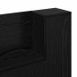 Preview: Stauraum Kopfteil mit LED Schwarze Eiche Holzwerkstoff