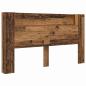 Preview: Stauraum Kopfteil mit LED Altholz Holzwerkstoff