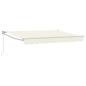 Preview: Ausziehbare Markise Creme 3,5 x 2 m