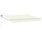 Preview: Ausziehbare Markise Creme 3,5 x 2 m Polyester und Metall