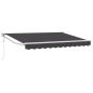 Preview: Ausziehbare Markise Anthrazit 3,5 x 2 m Polyester und Metall